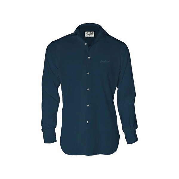エムシーツーセイントバース メンズ シャツ トップス Button down shirt Blue|asty