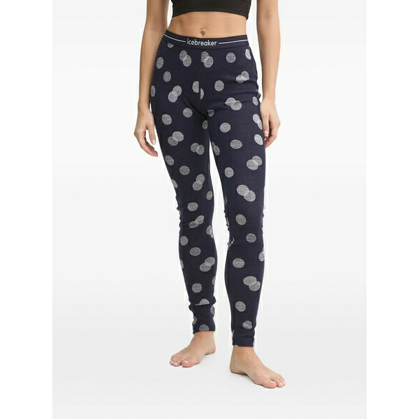 アイスブレーカー レディース レギンス ボトムス Polka-dot leggings Blue