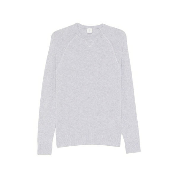 イレブンティ メンズ 編み物\u0026プルオーバー アウター Round neck sweater Grey