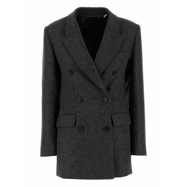 イザベル マラン レディース コート アウター Isidora double-breasted wool coat Grey｜asty 108,240円