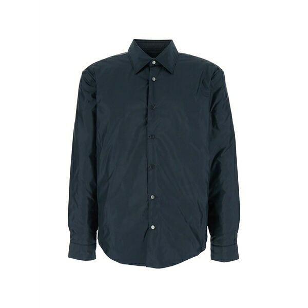 ボス メンズ ジャケット＆ブルゾン アウター Blue shirt jacket Blue｜asty