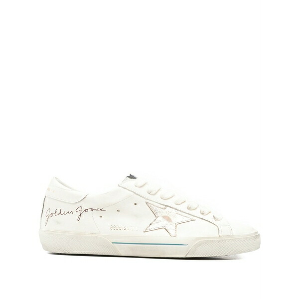 ゴールデングース メンズ スニーカー シューズ Super-star leather sneakers Neutrals｜asty