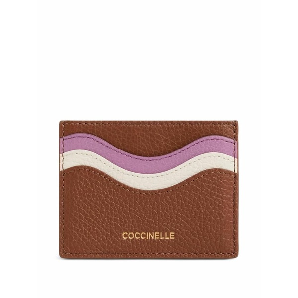 コチネレ レディース 紙入れ 付属品 Nami wave-detail wallet Brown