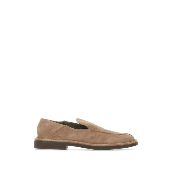 アレクサンダー オット メンズ スリッポン・ローファー シューズ Foldable-heel suede loafers Neutrals