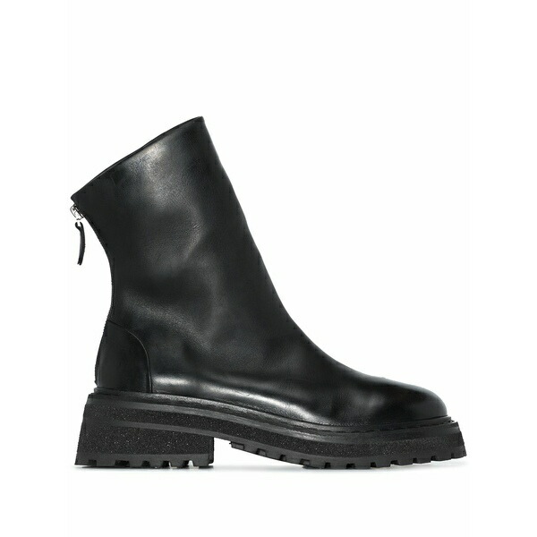 マーシャル  レディース ブーツ シューズ Leather ankle boots Black
