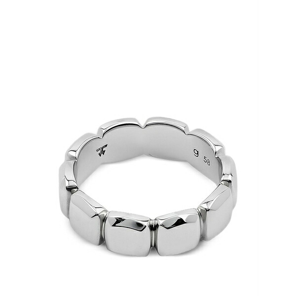 トム白木 メンズ 輪っか 付属物 Cushion band ring Silver