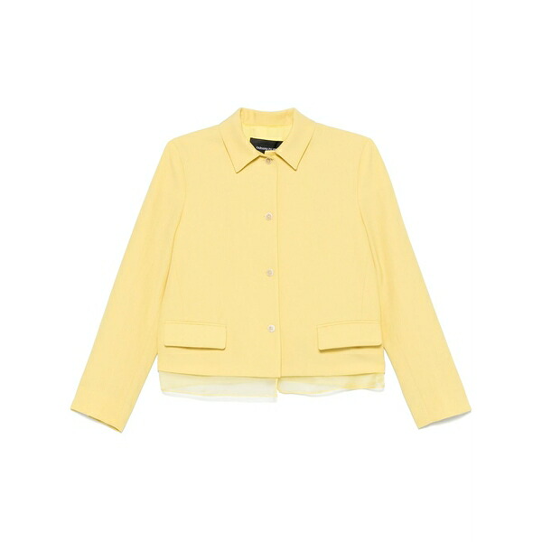 ファビアナ フィリッピ レディース 上衣＆上衣 アウター Layered-effect jacket  Yellow