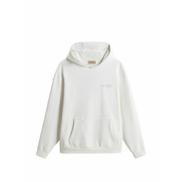 ウール リッチ メンズ パーカー・スウェットシャツ アウター Macro logo hoodie White