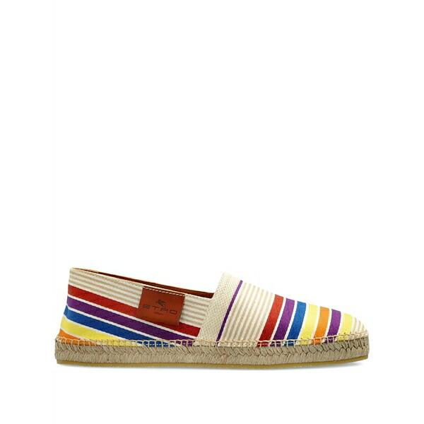エトロ メンズ サンダル シューズ Striped espadrilles Neutrals