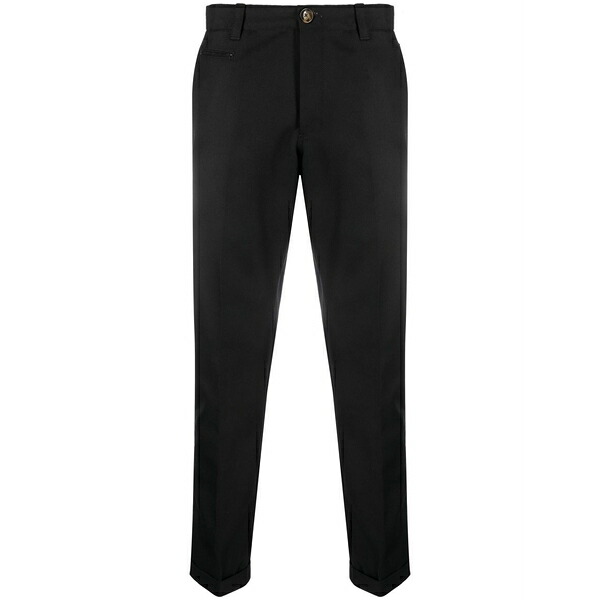 PTトリノ メンズ 心地好いズボン下 ボトムス Slim-cut chino trousers Black