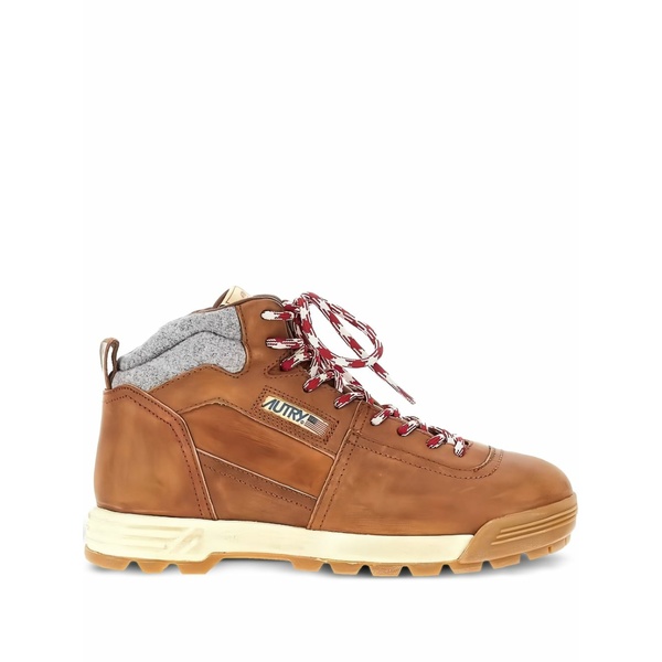 オートリー メンズ ブーツ シューズ Lace-up hiking boots Brown