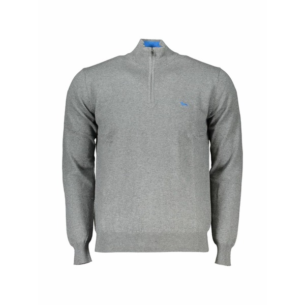 ハーモント \u0026 ブレイン メンズ ニット\u0026セーター アウター Quarter-zip cotton sweater Grey