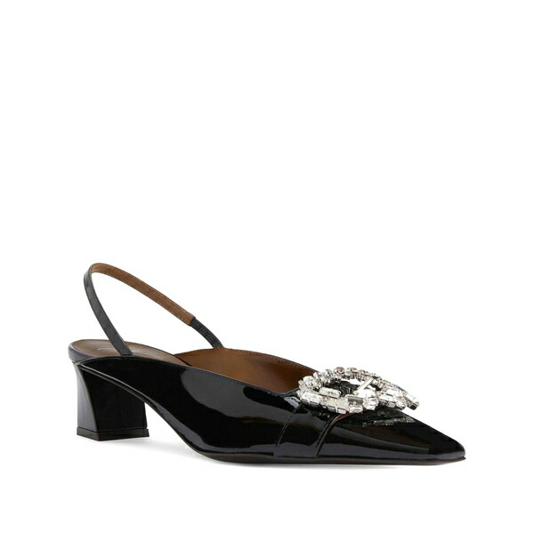 ジュゼッペザノッティ レディース パンプス シューズ Crystal-embellished slingback pumps Black