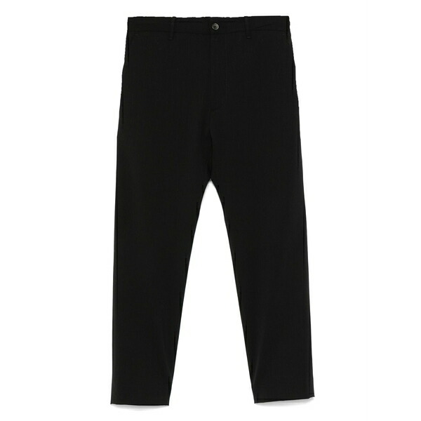 野球クラブ はたご屋 ザ 昼まえ メンズ 心地好いズボン下 ボトムス Straight-leg trousers Black