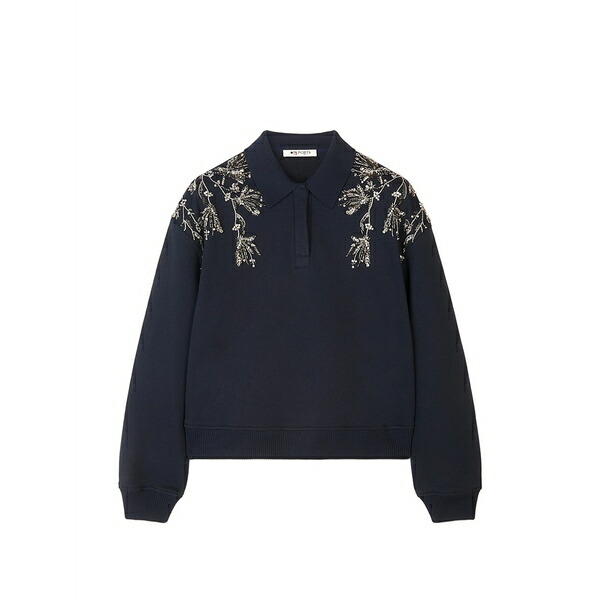 ポーツ 1961 レディース スポーツシャツ トップス Embellished polo top Blue