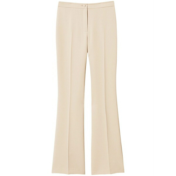 ツイン仕掛ける レディース 心地好いズボン下 ボトムス クロム??pe flared trousers Neutrals