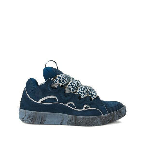ランバン メンズ スニーカー シューズ Curb low-top sneakers Blue