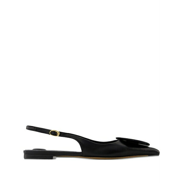 ジャクエムス レディース パンプス シューズ The duelo flat slingback pumps Black