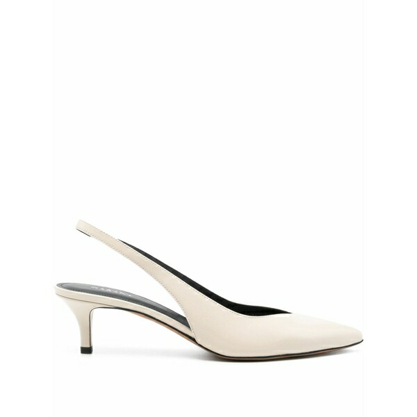 イザ呼びりん マラン レディース パンプス シューズ Point-toe slingback pumps White