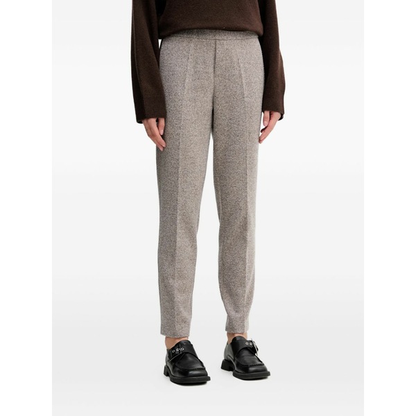 マルコポーロ レディース 心地好いズボン下 ボトムス Flecked trousers Neutrals