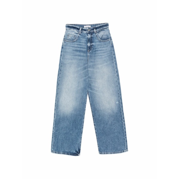 アイコン ジーンズ レディース ジーンズズボン下 ボトムス Poppy distressed jeans Blue