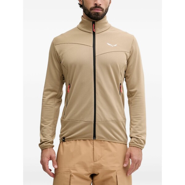 サレワ メンズ ジャケット＆ブルゾン アウター Textured zip-up jacket Neutrals｜asty