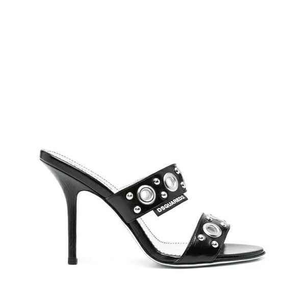 ディースクエアード レディース サンダル シューズ Gothic 100粍 leather sandals Black