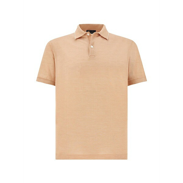 ポールアンドシャーク メンズ ポロシャツ トップス Buttoned polo shirt Orange|asty