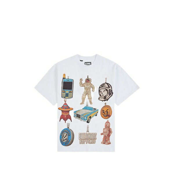 ビリオネアボーイズクラブ メンズ Tシャツ トップス Icy graphic-print t-shirt White|asty