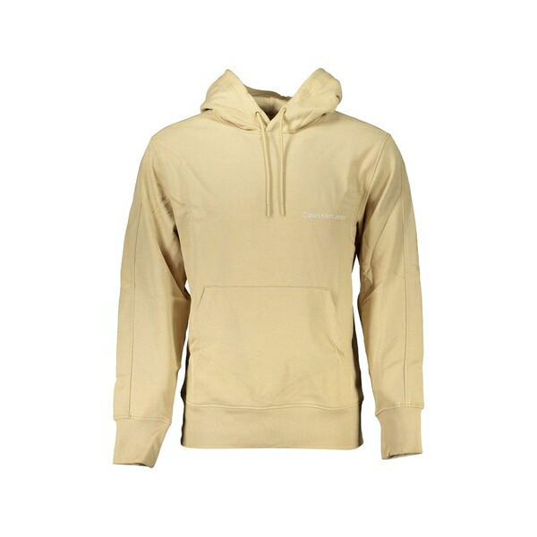 カルバンクライン メンズ パーカー・スウェットシャツ アウター Brushed cotton hoodie Neutrals
