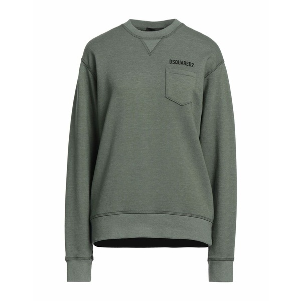 人気No.1】 ディースクエアード レディース パーカー スウェットシャツ アウター Sweatshirts Military green 