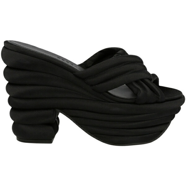 Ferragamo フェラガモ レディース スニーカー  【Ferragamo Rey Platform Sandals Black (Women)】  サイズ US_W_10 Black