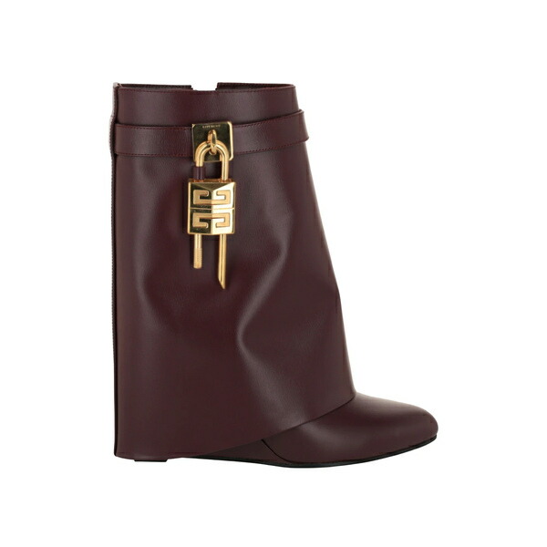 Givenchy ジバンシー レディース スニーカー 【Givenchy Shark Lock Ankle Boots Oxblood Red (Women's)】 サイズ EU_37(22.0cm) Oxblood Red画像