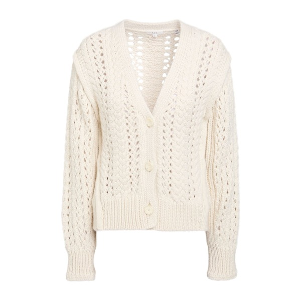 【送料無料】 エーエルシー レディース カーディガン アウター Cardigans White