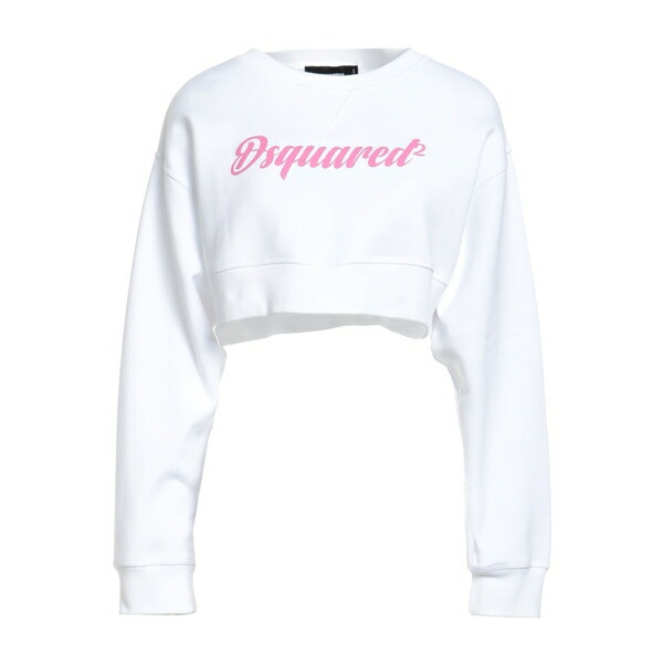 【送料無料】 ディースクエアード レディース パーカー・スウェットシャツ アウター Sweatshirts White
