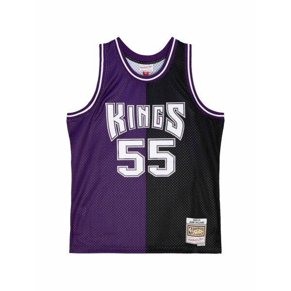 ミッチェル&ネス メンズ Tシャツ トップス Nba sacramento kings 2000 jason williams swingman jersey Black｜asty
