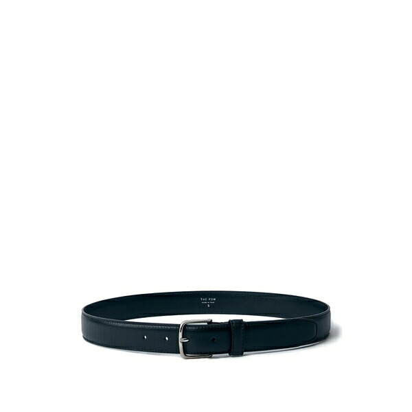 ザロウ レディース 三尺帯 添え物 Classic leather adjustable belt Black