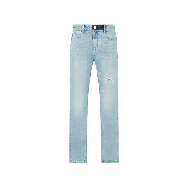 アールティーエー メンズ デニムパンツ ボトムス Bryant logo skinny jeans Blue｜asty 56,880円