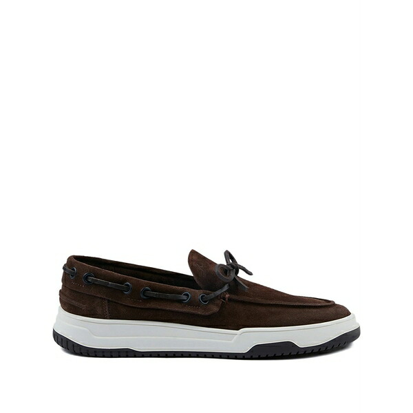 ポールアンドシャーク メンズ スリッポン・ローファー シューズ Suede loafers Brown
