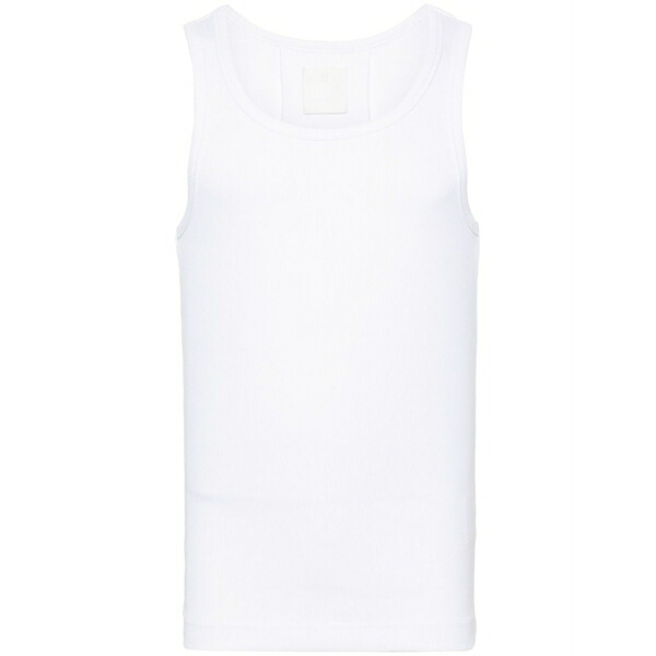 ジバンシー メンズ プルオーバー トップス Ribbed tank top White
