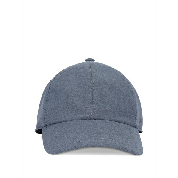 投げること御召しもの メンズ かぶり笠 付属品 Panelled baseball cap Blue
