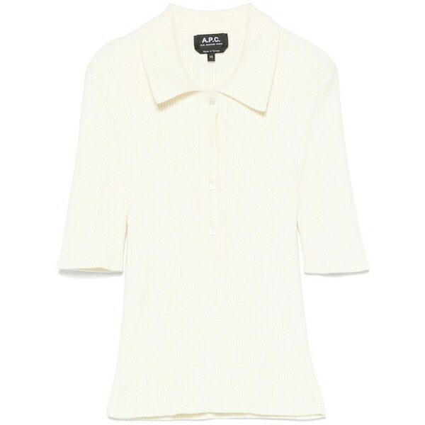 アーペーセー レディース スポーツシャツ トップス Danae polo top White