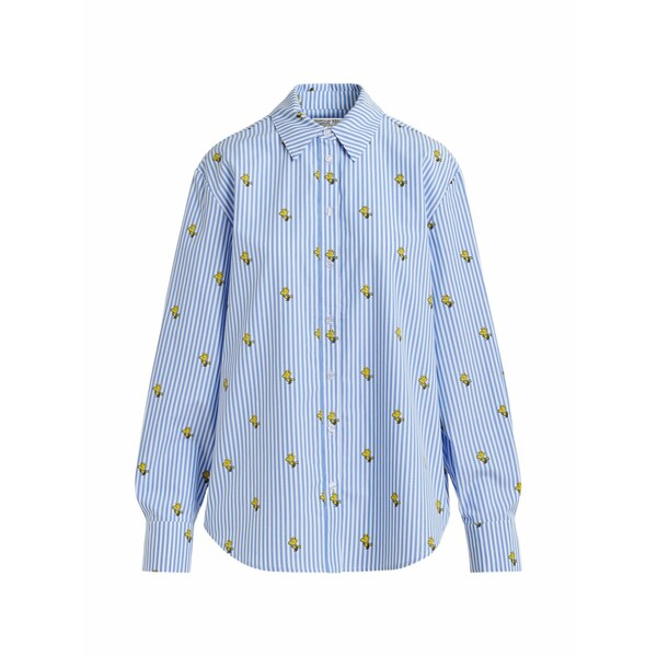 エッセンシャルアントワープ レディース プルオーバー トップス Peanuts￠￠ snoopy-print striped shirt Blue