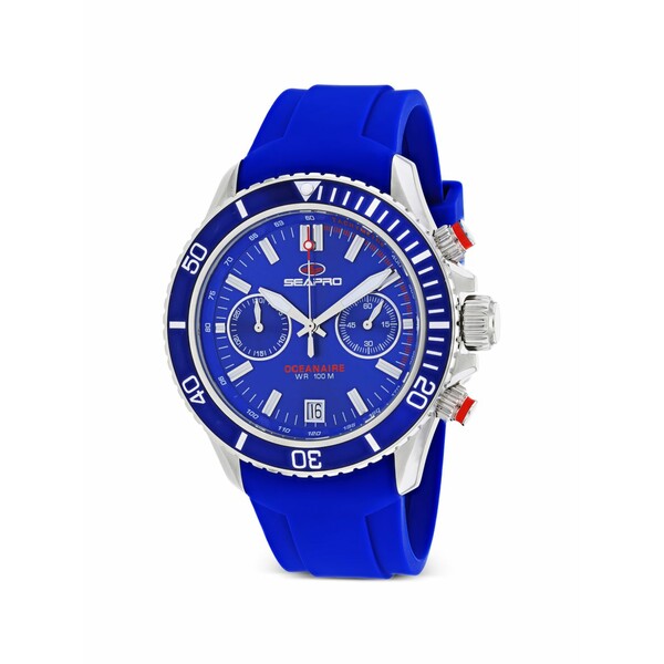 セアポロ メンズ ウオッチ 添え物 Thrash oceanaire 45粍 watch Blue