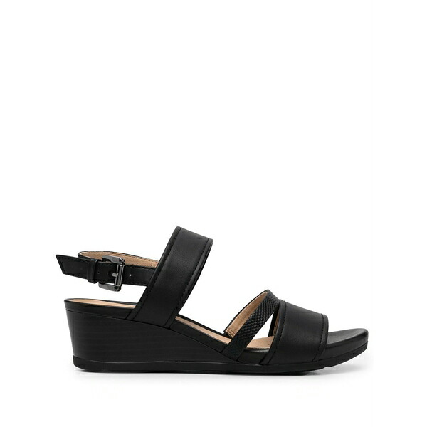 ジェオックス レディース サンダル シューズ 50粍 mary karmen wedge sandals Black