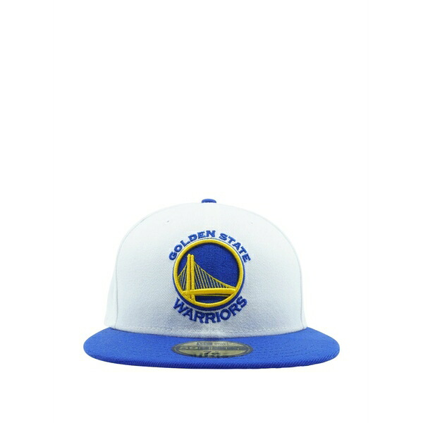 ニュー内鰓 メンズ 鳥打ち帽 付属物 59fifty golden state warriors fitted cap White