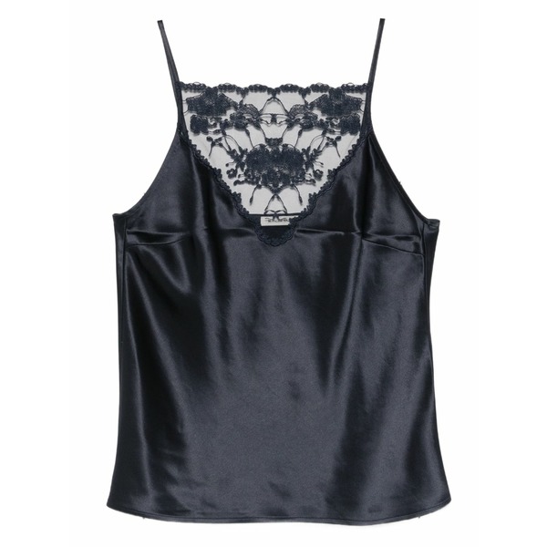 バイマレンバーガー レディース カットソー トップス Leeba lace top Blue