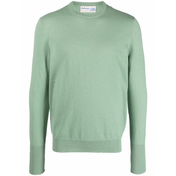 バランタイン メンズ 編み物\u0026スウェーター アウター Crew-neck cashmere jumper Green