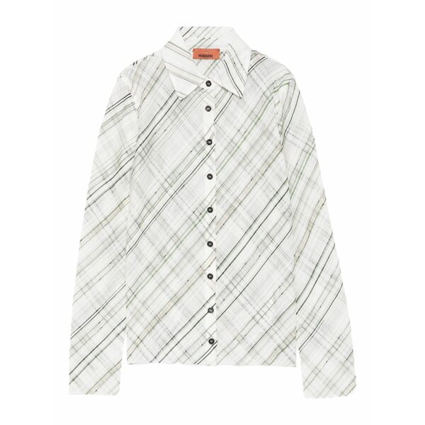 ミッソーニ レディース シャツ トップス Long-sleeve shirt White｜asty 142,400円