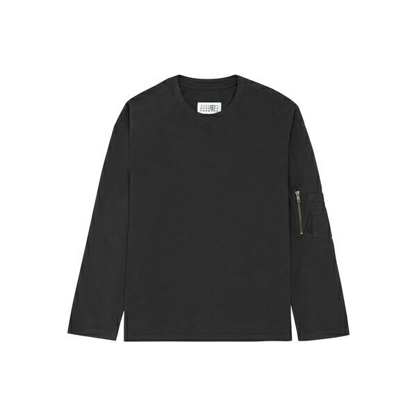 マルタンマルジェラ メンズ ティーシャツ トップス Long-sleeve t-shirt  Black